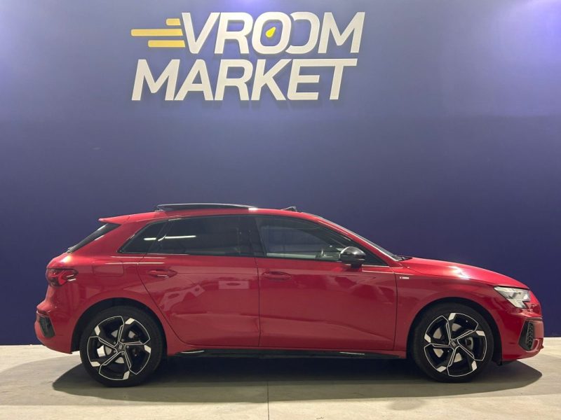 AUDI A3 SB 40 TFSI-E 204 S TRONIC / S LINE / CARPLAY / TOIT OUVRANT / PACK LED / SIEGE CHAUFFANT 