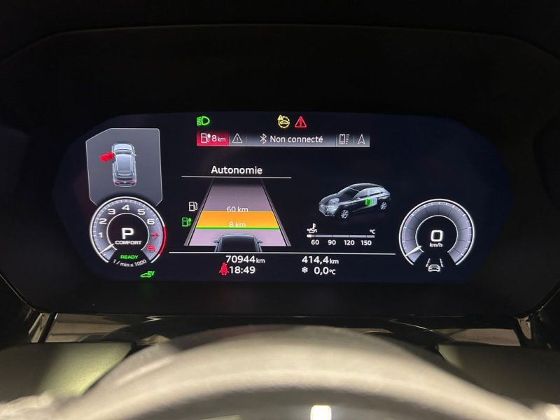 AUDI A3 SB 40 TFSI-E 204 S TRONIC / S LINE / CARPLAY / TOIT OUVRANT / PACK LED / SIEGE CHAUFFANT 