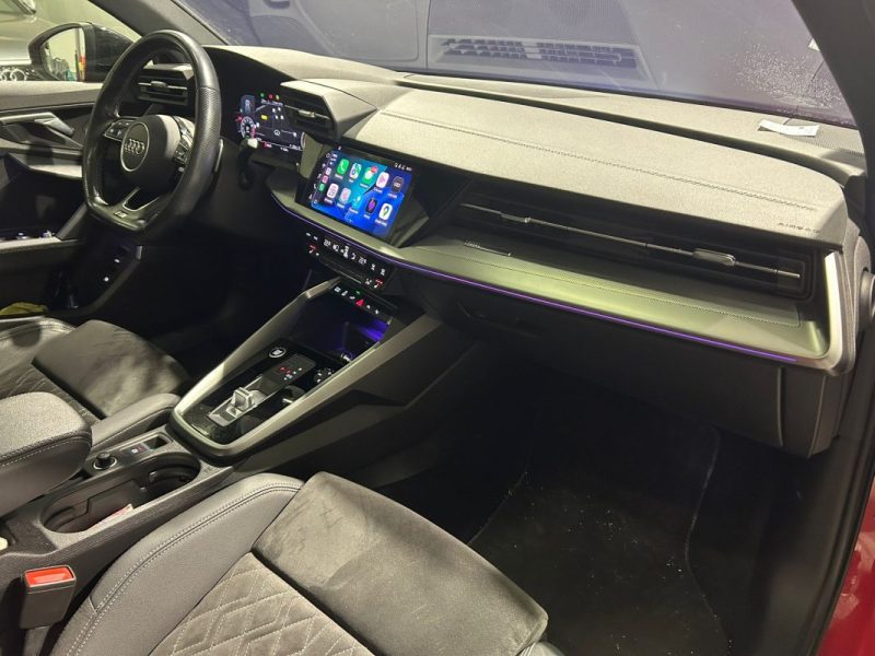 AUDI A3 SB 40 TFSI-E 204 S TRONIC / S LINE / CARPLAY / TOIT OUVRANT / PACK LED / SIEGE CHAUFFANT 
