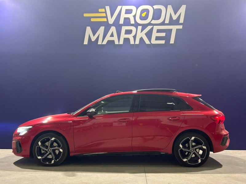 AUDI A3 SB 40 TFSI-E 204 S TRONIC / S LINE / CARPLAY / TOIT OUVRANT / PACK LED / SIEGE CHAUFFANT 