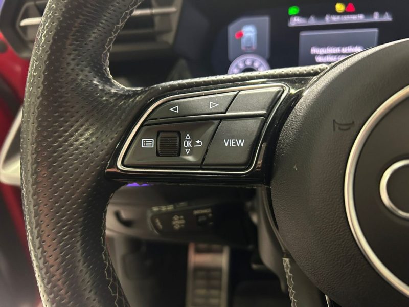 AUDI A3 SB 40 TFSI-E 204 S TRONIC / S LINE / CARPLAY / TOIT OUVRANT / PACK LED / SIEGE CHAUFFANT 