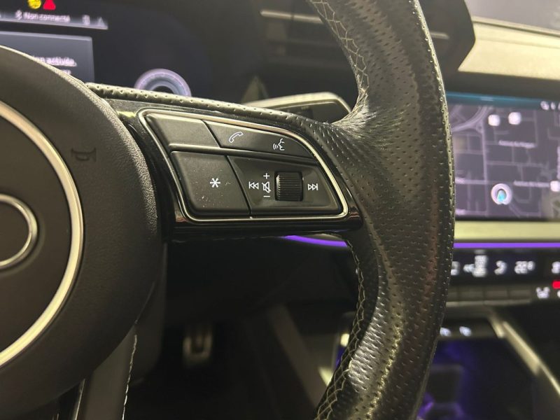 AUDI A3 SB 40 TFSI-E 204 S TRONIC / S LINE / CARPLAY / TOIT OUVRANT / PACK LED / SIEGE CHAUFFANT 