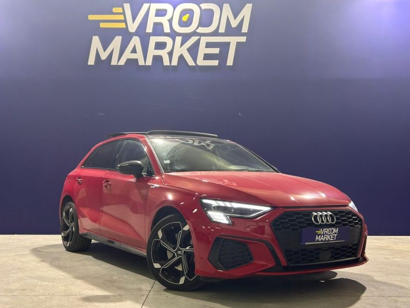 AUDI A3 SB 40 TFSI-E 204 S TRONIC / S LINE / CARPLAY / TOIT OUVRANT / PACK LED / SIEGE CHAUFFANT 