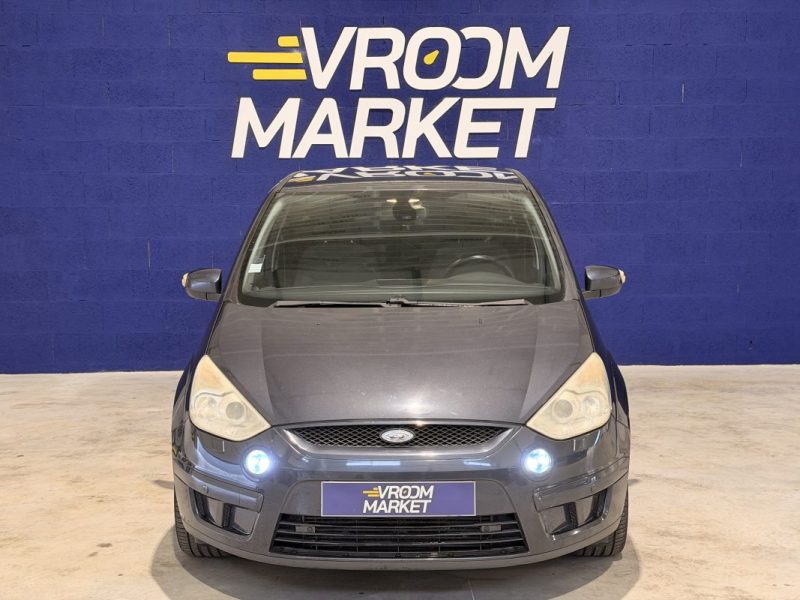 FORD S-MAX - 2.2 TDCI - 175 ch - BVM - 2019 - 5 PLACES - Power Shift Titanium - ATTELAGE 