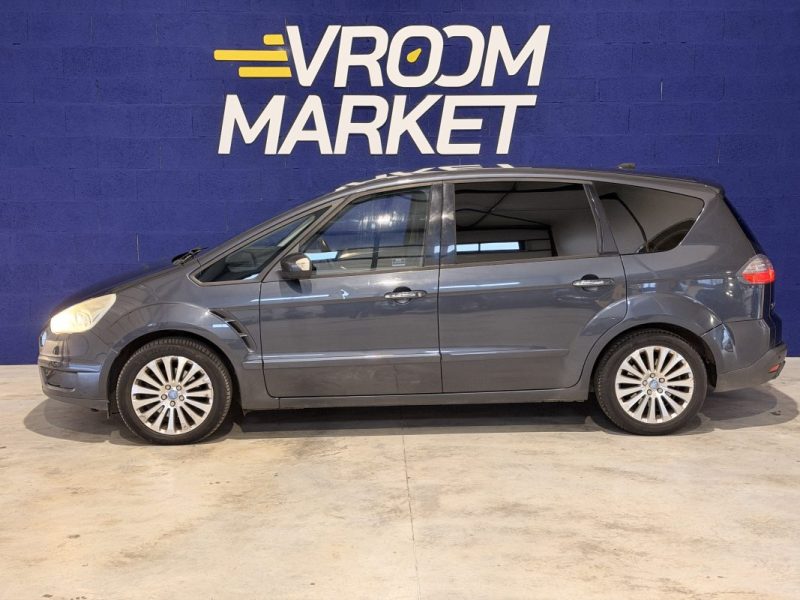 FORD S-MAX - 2.2 TDCI - 175 ch - BVM - 2019 - 5 PLACES - Power Shift Titanium - ATTELAGE 