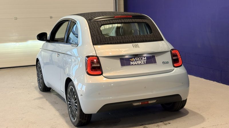Fiat 500c e 118CH - LA PRIMA - 2020- Appel car Play - intérieur  cuir - Phare full led 
