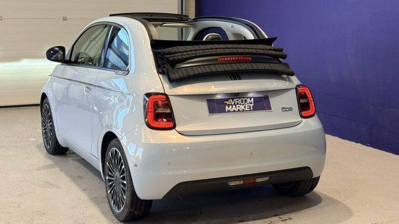 Fiat 500c e 118CH - LA PRIMA - 2020- Appel car Play - intérieur  cuir - Phare full led 