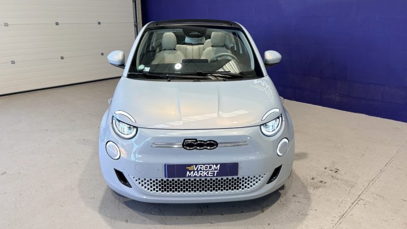 Fiat 500c e 118CH - LA PRIMA - 2020- Appel car Play - intérieur  cuir - Phare full led 