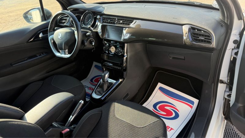 DS DS 3 DS DS3 1.2 E THP 110 CV BOITE AUTO SO CHIC  2017