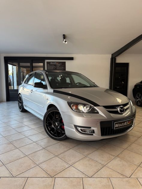 Mazda 3 MPS 2.3 Turbo 260 ch – Différentiel autobloquant – Jantes BBS – Garantie 1 an