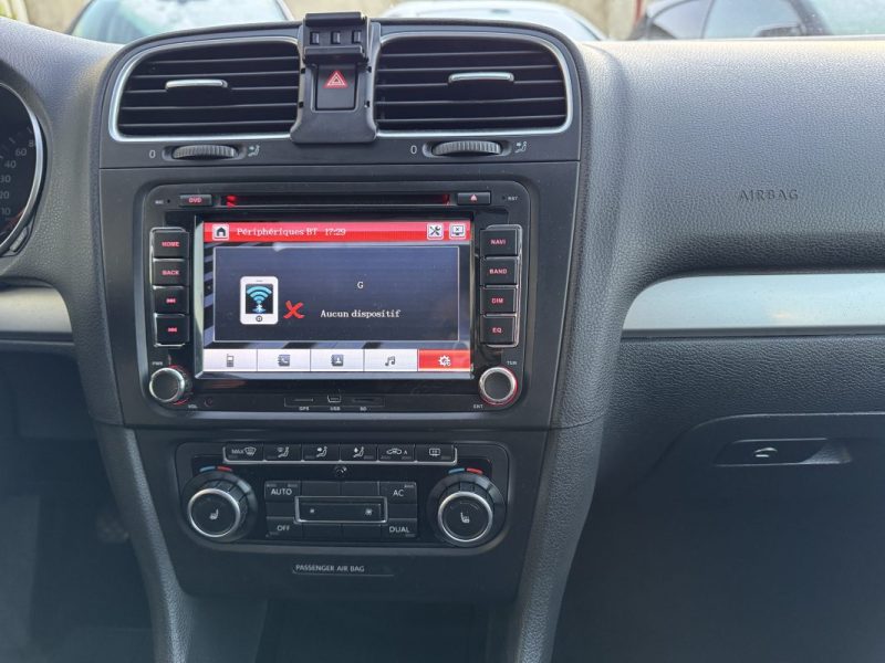 VOLKSWAGEN GOLF 6 CARAT 2009