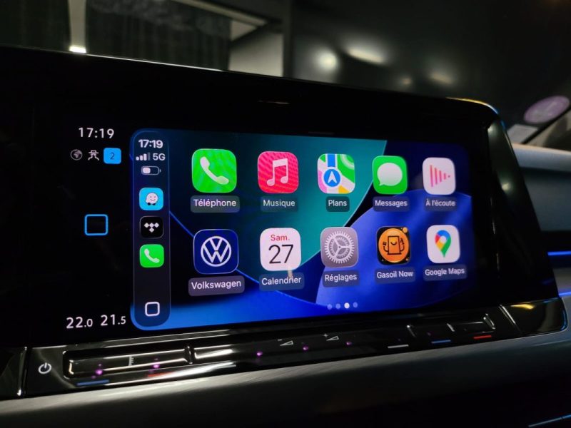 VOLKSWAGEN GOLF 1.5 TSI 130cv STYLE / SIEGE ELECTRIQUE A MEMOIRE MASSANT / ECLAIRAGE D\'AMBIANCE