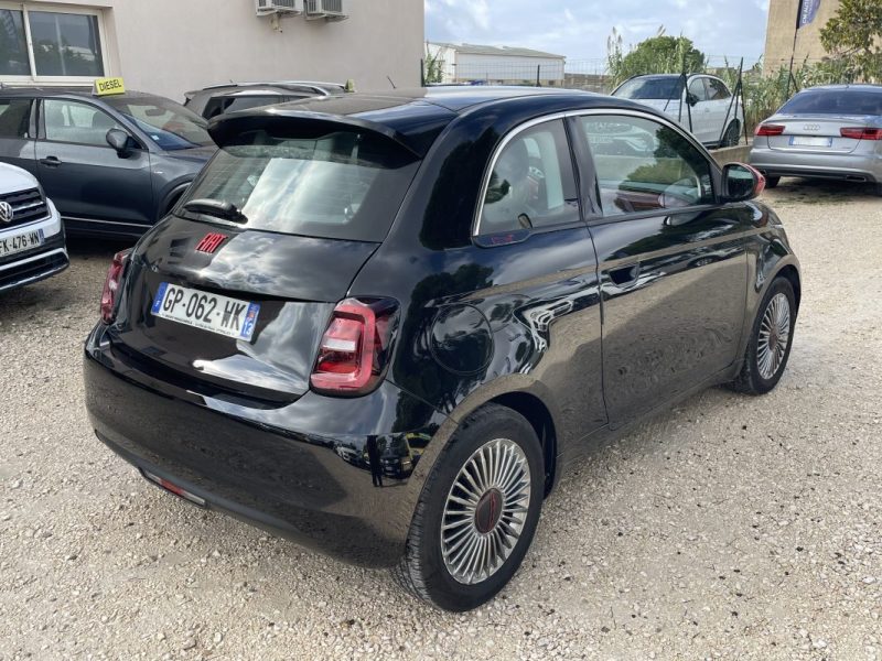 FIAT 500 e RED 95CV 1ÈRE MAIN 