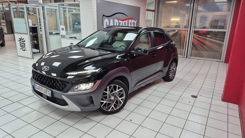 HYUNDAI KONA SUV HYBRIDE PHASE 2 EXECUTIVE 141cv CUIR+ TOIT OUVRANT/1 ERE MAIN/TVA RECUPERABLE