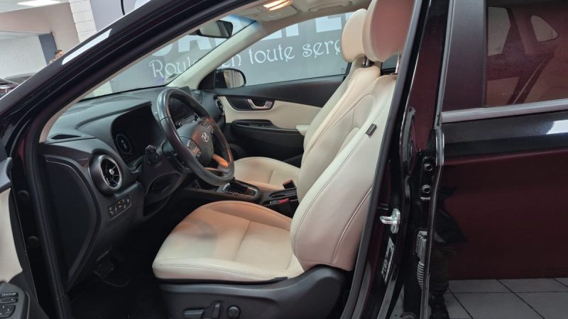 HYUNDAI KONA SUV HYBRIDE PHASE 2 EXECUTIVE 141cv CUIR+ TOIT OUVRANT/1 ERE MAIN/TVA RECUPERABLE