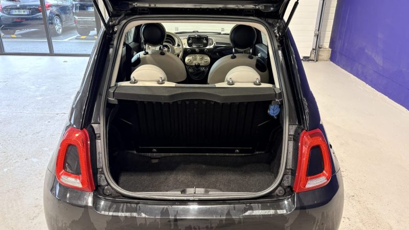 Fiat 500 69ch lounge - reprogrammation éthanol -Toit panoramique- Ideal jeunes permis 