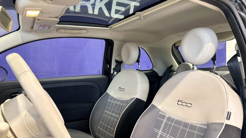 Fiat 500 69ch lounge - reprogrammation éthanol -Toit panoramique- Ideal jeunes permis 