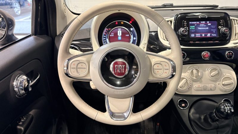 Fiat 500 69ch lounge - reprogrammation éthanol -Toit panoramique- Ideal jeunes permis 