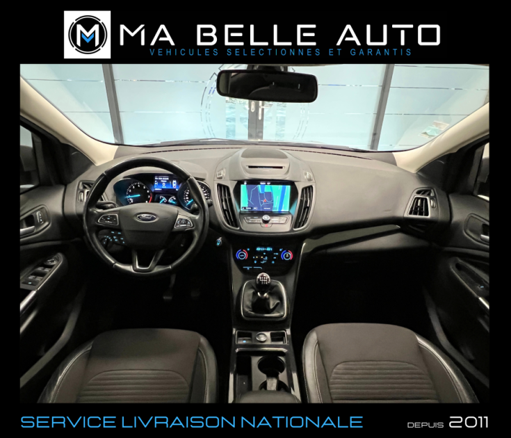 FORD KUGA II (2) 1.5 FLEXIFUEL-E85 150 4X2 TITANIUM / GPS KEYLESS ATTELAGE JA17 / 227 euros