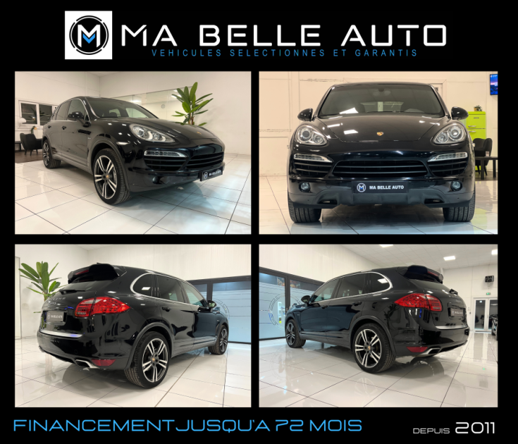 Porsche Cayenne II 958 4.2 V8 380 Tiptronic 8 / TOIT PANO. GPS XENON CUIR JA21 / 473 euros mensuel