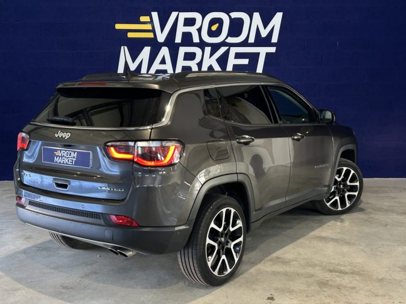 JEPP COMPASS LIMITED 4X4 BEATS 2018 140CV / CARPLAY / CAMERA DE RECUL / SIEGES ELECTRIQUE A MÉMOIRE 