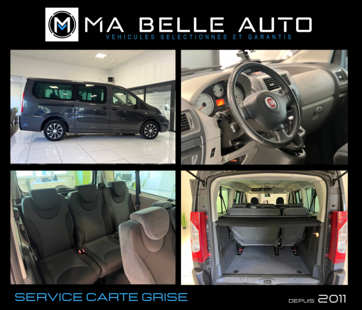 Fiat Scudo 2.0 Multijet 130 Panorama 8 places / version longue / 141 euros mensuel