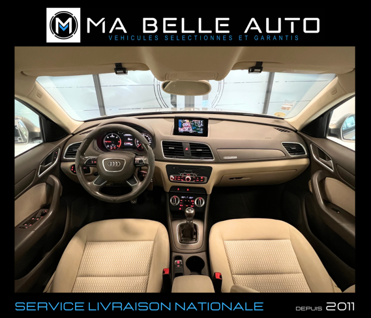 Audi Q3 2.0 tdi 140 Quattro Ambiente / carnet + factures / 4x4 / 164 euros mensuel