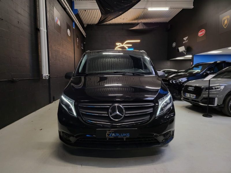 MERCEDES VITO TOUREUR 116 CDI 163 ch EXTRA-LONG 9 PLACES / SELLERIE CUIR + CAMERA RECUL /