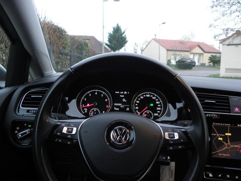 VOLKSWAGEN GOLF VII 1.4 TSI 125 CH BLUEMOTION TECHNOLOGY SOUND DSG7 / 6 CH 2018