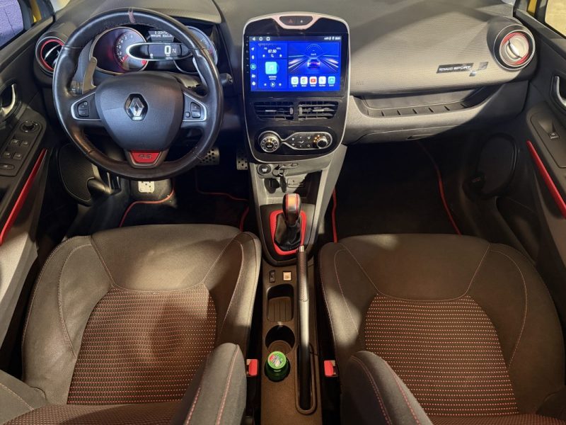 RENAULT CLIO 4 RS 1.6 200cv EDC6 - CAR PLAY -  ENTRETIEN RENAULT - 108 000 klm - JAUNE CYRUS 