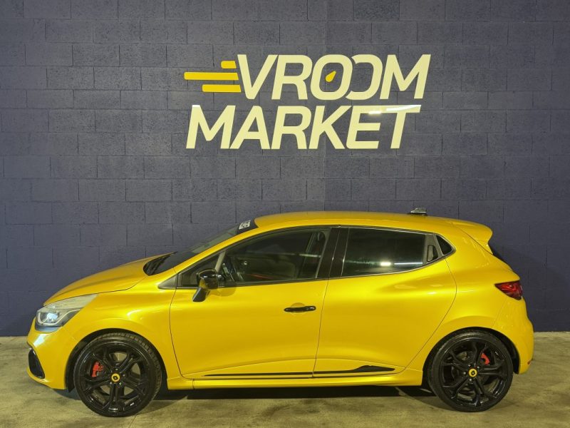 RENAULT CLIO 4 RS 1.6 200cv EDC6 - CAR PLAY -  ENTRETIEN RENAULT - 108 000 klm - JAUNE CYRUS 