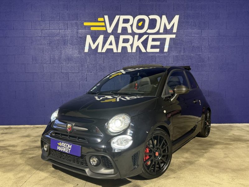 ABARTH 500 CABRIOLET 180cv 595 ESSEESSE BVA - SABELT CARBONE - AKRAPOVIC - BREMBO - 49 500 klm 