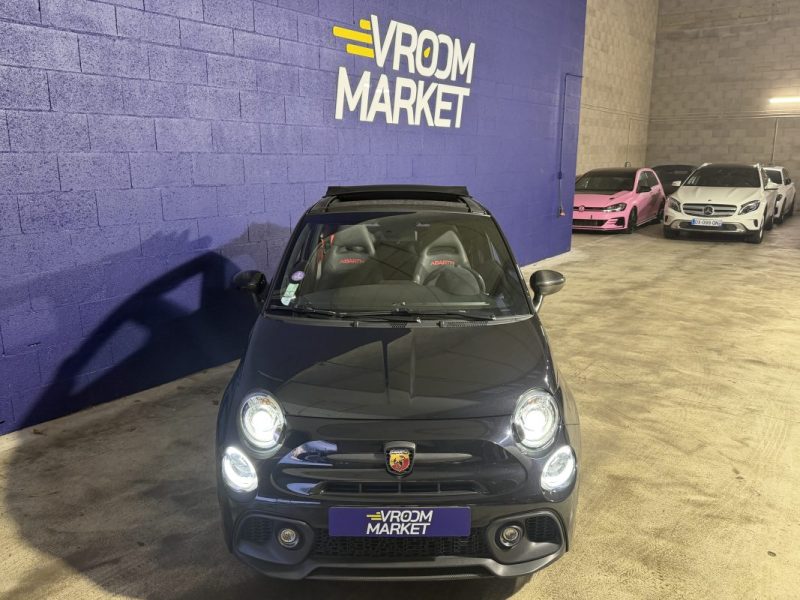 ABARTH 500 CABRIOLET 180cv 595 ESSEESSE BVA - SABELT CARBONE - AKRAPOVIC - BREMBO - 49 500 klm 