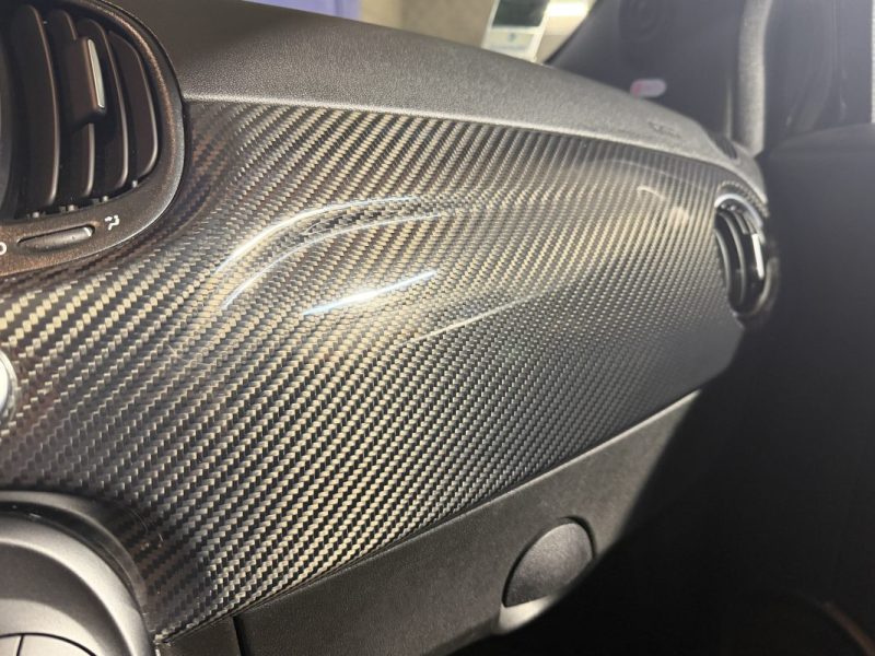 ABARTH 500 CABRIOLET 180cv 595 ESSEESSE BVA - SABELT CARBONE - AKRAPOVIC - BREMBO - 49 500 klm 