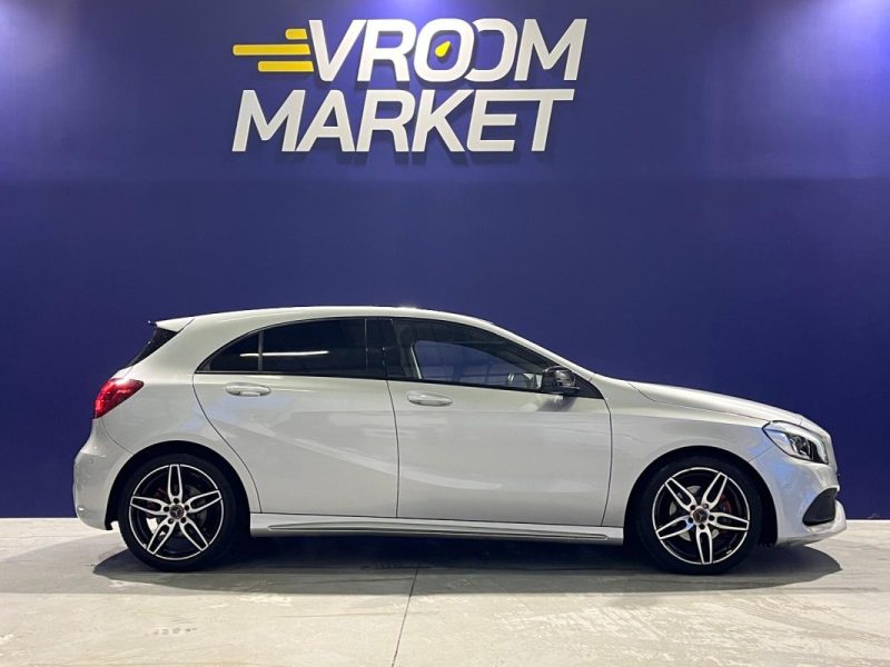 MERCEDES CLASSE A 160 FASCINATION AMG 7G-DCT *** DÉTECTEUR D'ANGLE MORT / CUIR ALCANTARA ***