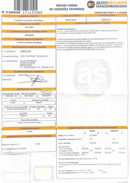 Ford Fiesta ST 1.6 182ch – 2016 – Garantie 12 mois  – Excellent état - Distribution neuf 