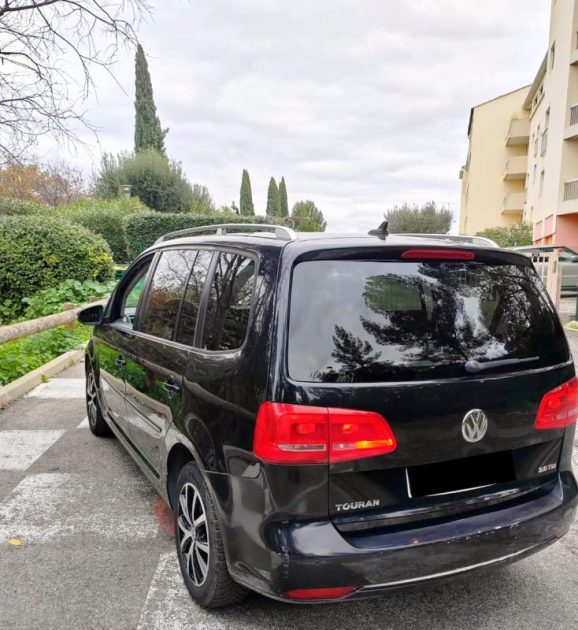 VOLKSWAGEN TOURAN 2.0 TDI FAP 140 CH CONFORLINE DSG / 7 PLACES, 2011 , GARANTIE 3 MOIS 2011