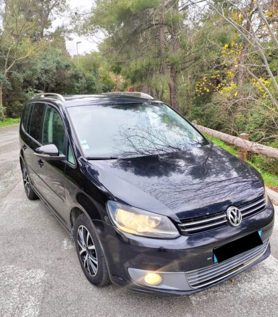 VOLKSWAGEN TOURAN 2.0 TDI FAP 140 CH CONFORLINE DSG / 7 PLACES, 2011 , GARANTIE 3 MOIS 2011