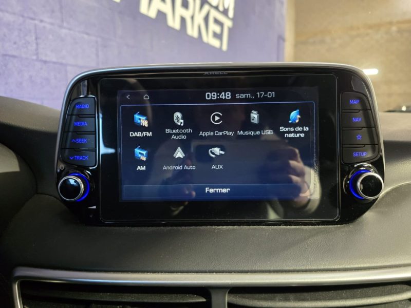 HYUNDAI TUCSON 3 Ph2 EXCLUSIVE 1.6 CRDI 136Cv-BVA7-CARPLAY-ENTRETIEN ET REVISION OK-TOIT OUVRANT