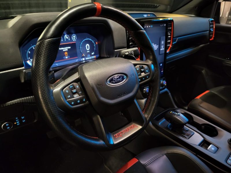 FORD RANGER 3.0 V6 292ch DOUBLE CABINE RAPTOR B&O / SIEGES ELECTRIQUES ET CHAUFFANTS / ATTELAGE