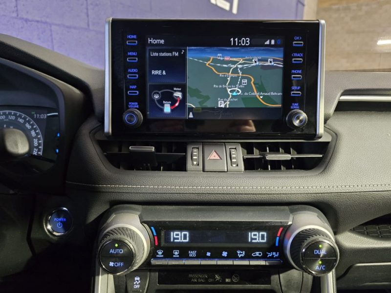 TOYOTA RAV4 HYBRIDE MY20 222Cv DYNAMIC AWD - 1ERE MAIN - ENTRETIEN COMPLET TOYOTA - CARPLAY - CT OK