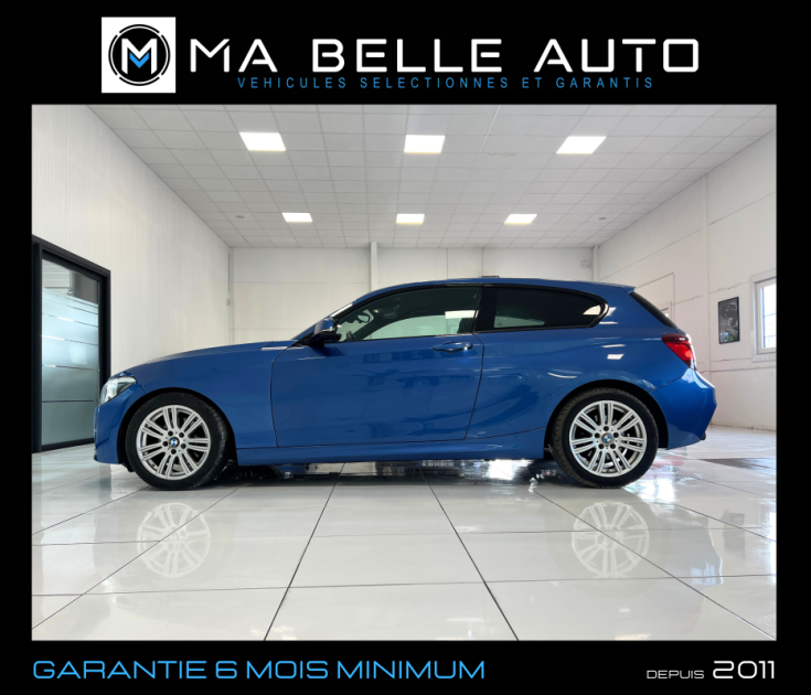 BMW SERIE 1 118I 170 M SPORT BVA8 2015 / 1ère main / GPS PRO CUIR LED CAMERA / 225 euros mensuel 