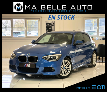 BMW SERIE 1 118I 170 M SPORT BVA8 2015 / 1ère main / GPS PRO CUIR LED CAMERA / 225 euros mensuel 