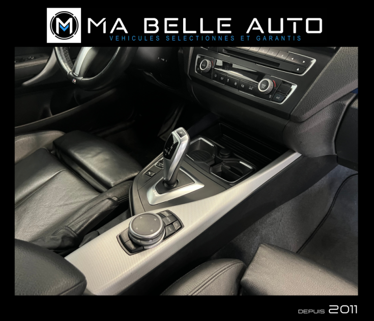 BMW SERIE 1 118I 170 M SPORT BVA8 2015 / 1ère main / GPS PRO CUIR LED CAMERA / 225 euros mensuel 