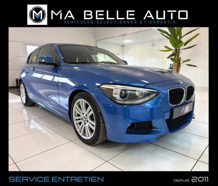 BMW SERIE 1 118I 170 M SPORT BVA8 2015 / 1ère main / GPS PRO CUIR LED CAMERA / 225 euros mensuel 