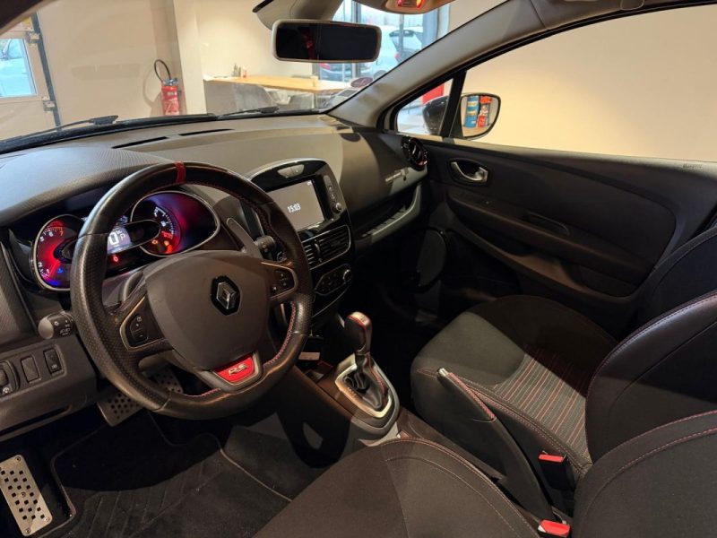 RENAULT CLIO IV 1.6 200 RS EDC CUP - RS MONITOR / PACK CITY PLUS / ANDROID AUTO / ENTRETIEN RENAULT  2017