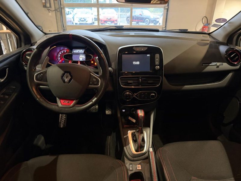 RENAULT CLIO IV 1.6 200 RS EDC CUP - RS MONITOR / PACK CITY PLUS / ANDROID AUTO / ENTRETIEN RENAULT  2017