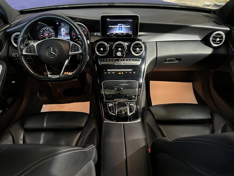 MERCEDES CLASSE C 220 D PACK AMG 9G-TRONIC - GPS - SUIVI FACTURES MERCEDES 185000KM