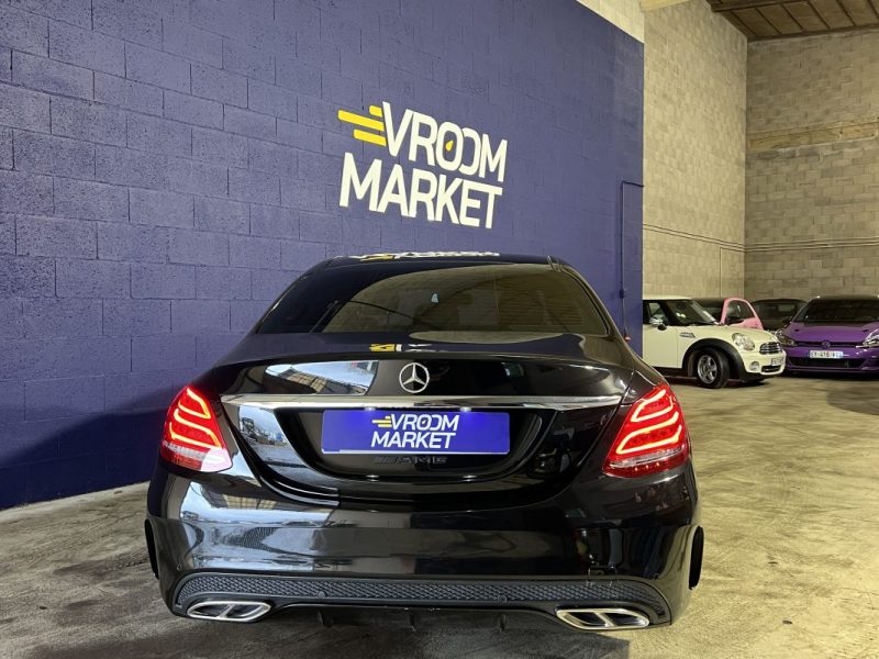 MERCEDES CLASSE C 220 D PACK AMG 9G-TRONIC - GPS - SUIVI FACTURES MERCEDES 185000KM