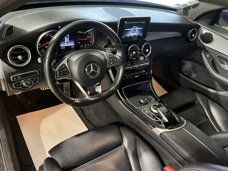 MERCEDES CLASSE C 220 D PACK AMG 9G-TRONIC - GPS - SUIVI FACTURES MERCEDES 185000KM